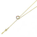 Fashion Jewelry 925 Silver Gold Plating Long Necklace Jewelry Gift